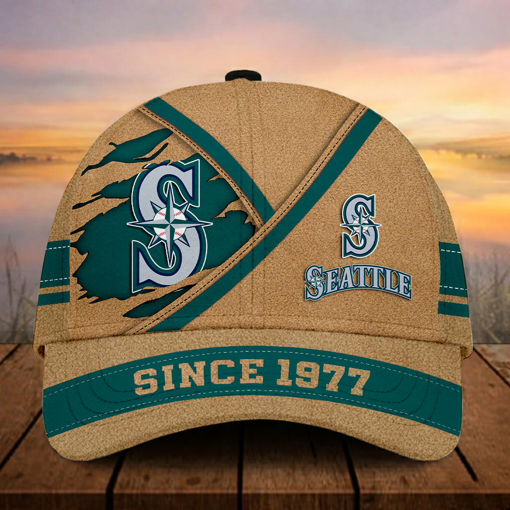 LIMITED EDITION - NEW CUSTOMIZED MLB14 SMS SEATTLE MARINERS CLASSIC CAP
