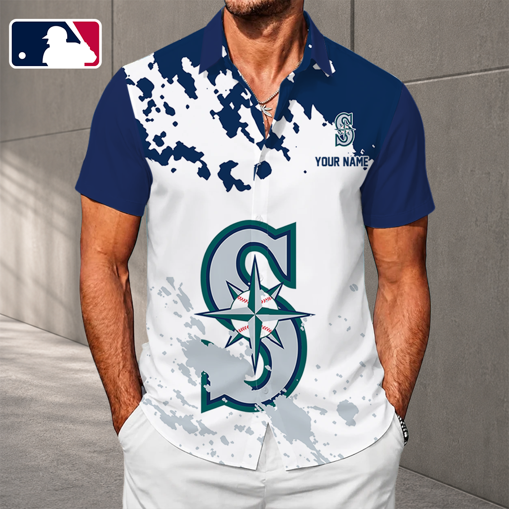 LIMITED EDITION - NEW CUSTOMIZED MLB14 SMS SEATTLE MARINERS UNISEX HAWAIIAN SHIRT