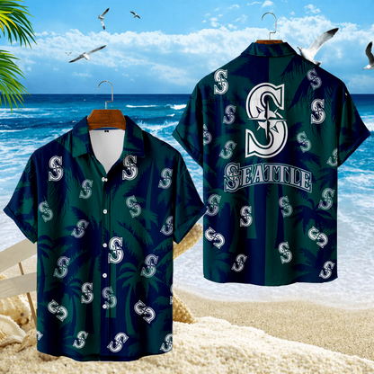 LIMITED EDITION - NEW CUSTOMIZED MLB14 SMS SEATTLE MARINERS UNISEX HAWAIIAN SHIRT