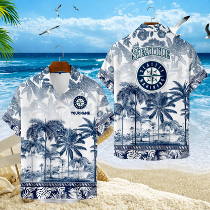 LIMITED EDITION - NEW CUSTOMIZED MLB14 SMS SEATTLE MARINERS UNISEX HAWAIIAN SHIRT