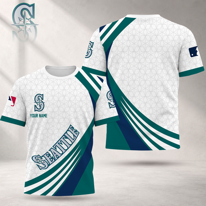 LIMITED EDITION - NEW CUSTOMIZED MLB14 SMS SEATTLE MARINERS T-SHIRT, POLO SHIRT, ZIP POLO SHIRT, SWEATSHIRT, HOODIE & ZIP HOODIE