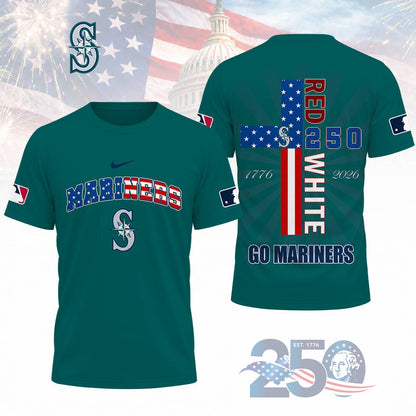 LIMITED EDITION - NEW CUSTOMIZED MLB14 SMS SEATTLE MARINERS T-SHIRT, POLO SHIRT, ZIP POLO SHIRT, SWEATSHIRT, HOODIE & ZIP HOODIE