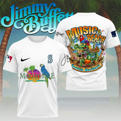 LIMITED EDITION - NEW CUSTOMIZED MLB14 SMS SEATTLE MARINERS x JIMMY BUFFETT T-SHIRT, HOODIE, ZIP HOODIE