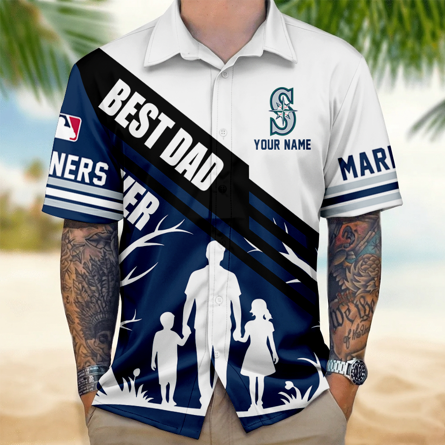 LIMITED EDITION - NEW CUSTOMIZED MLB14 SMS SEATTLE MARINERS UNISEX HAWAIIAN SHIRT