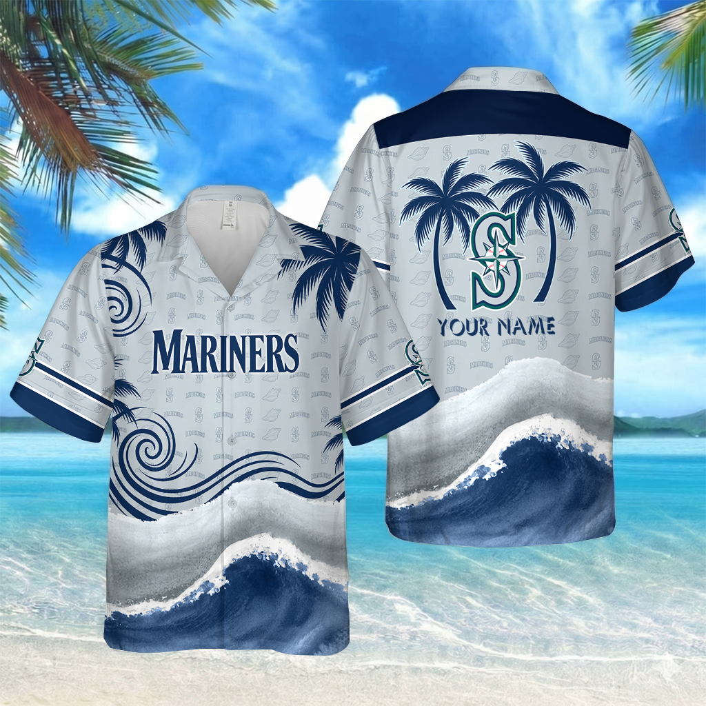 LIMITED EDITION - NEW CUSTOMIZED MLB14 SMS SEATTLE MARINERS UNISEX HAWAIIAN SHIRT
