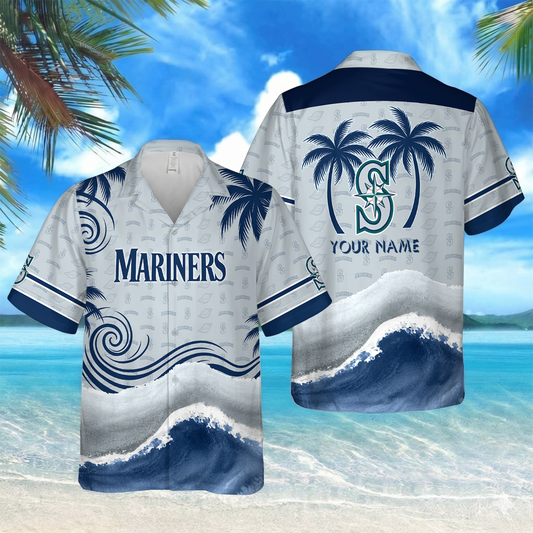 LIMITED EDITION - NEW CUSTOMIZED MLB14 SMS SEATTLE MARINERS UNISEX HAWAIIAN SHIRT