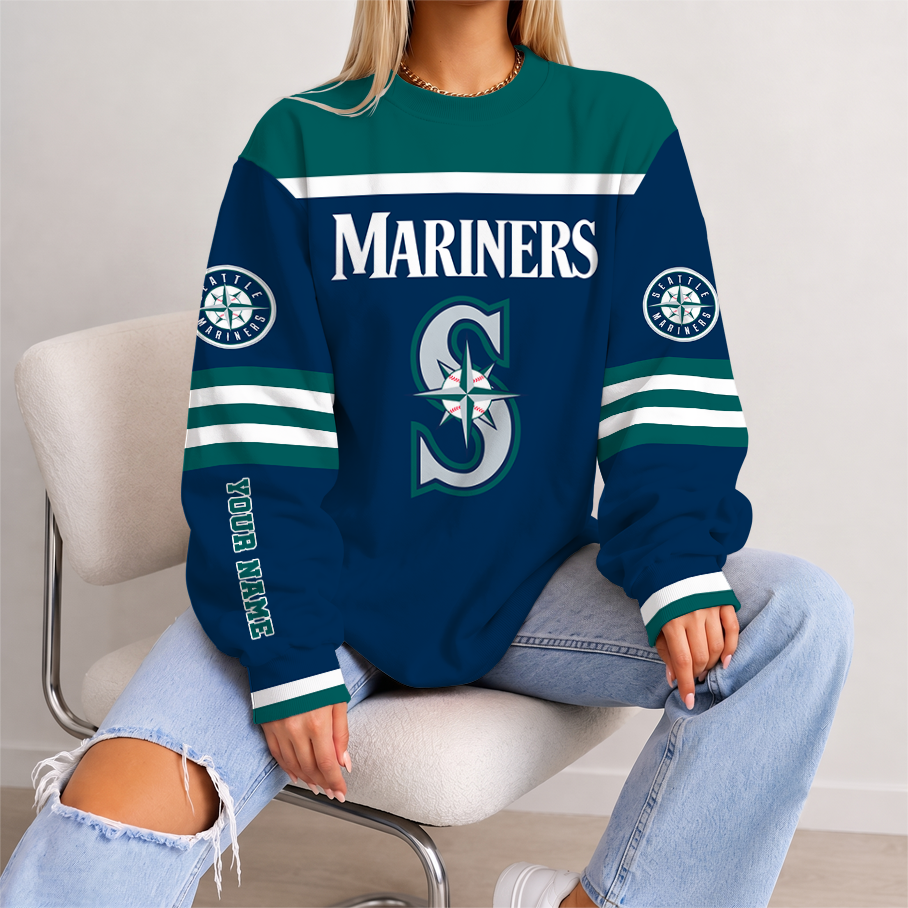 [FLASH SALE] NEW CUSTOMIZED MLB14 SMS SEATTLE MARINERS UNISEX SWEATSHIRT
