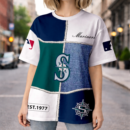LIMITED EDITION - NEW CUSTOMIZED MLB14 SMS SEATTLE MARINERS UNISEX T-SHIRT, POLO, HOODIE & JACKETS