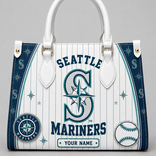 [FLASH SALE] NEW CUSTOMIZED MLB14 SMS SEATTLE MARINERS LEATHER HANDBAG