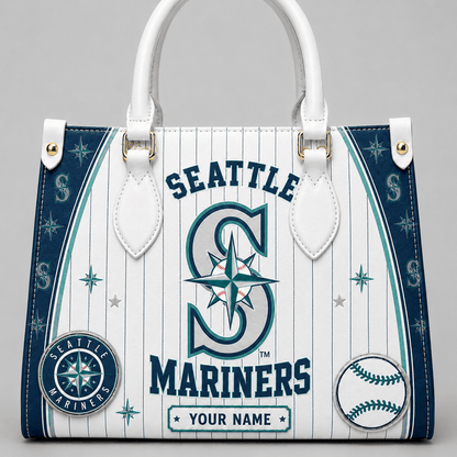 [FLASH SALE] NEW CUSTOMIZED MLB14 SMS SEATTLE MARINERS LEATHER HANDBAG