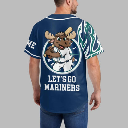 [FLASH SALE] NEW CUSTOMIZED MLB14 SMS SEATTLE MARINERS BASEBALL JERSEY