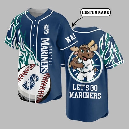 [FLASH SALE] NEW CUSTOMIZED MLB14 SMS SEATTLE MARINERS BASEBALL JERSEY