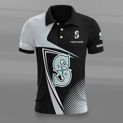 [FLASH SALE] NEW CUSTOMIZED MLB14 SMS SEATTLE MARINERS POLO SHIRT