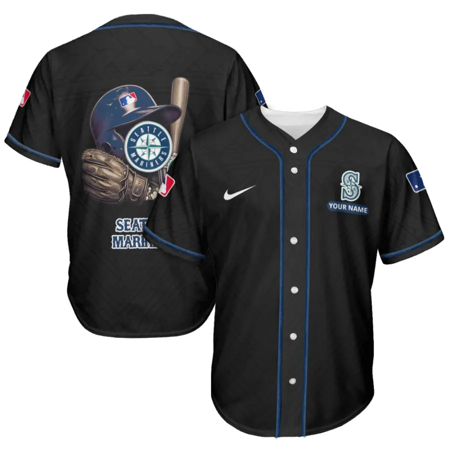 LIMITED EDITION - NEW CUSTOMIZED MLB14 SMS SEATTLE MARINERS BASEBALL JERSEY