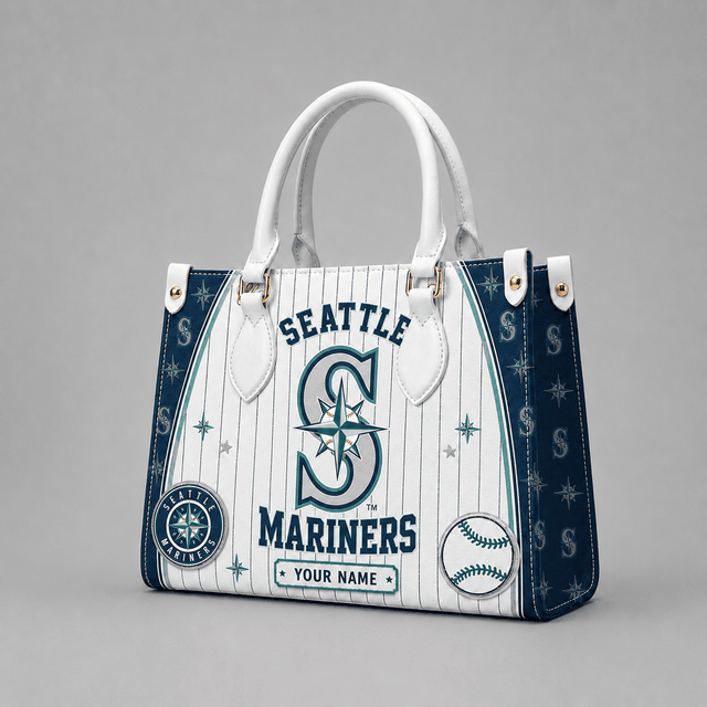 [FLASH SALE] NEW CUSTOMIZED MLB14 SMS SEATTLE MARINERS LEATHER HANDBAG