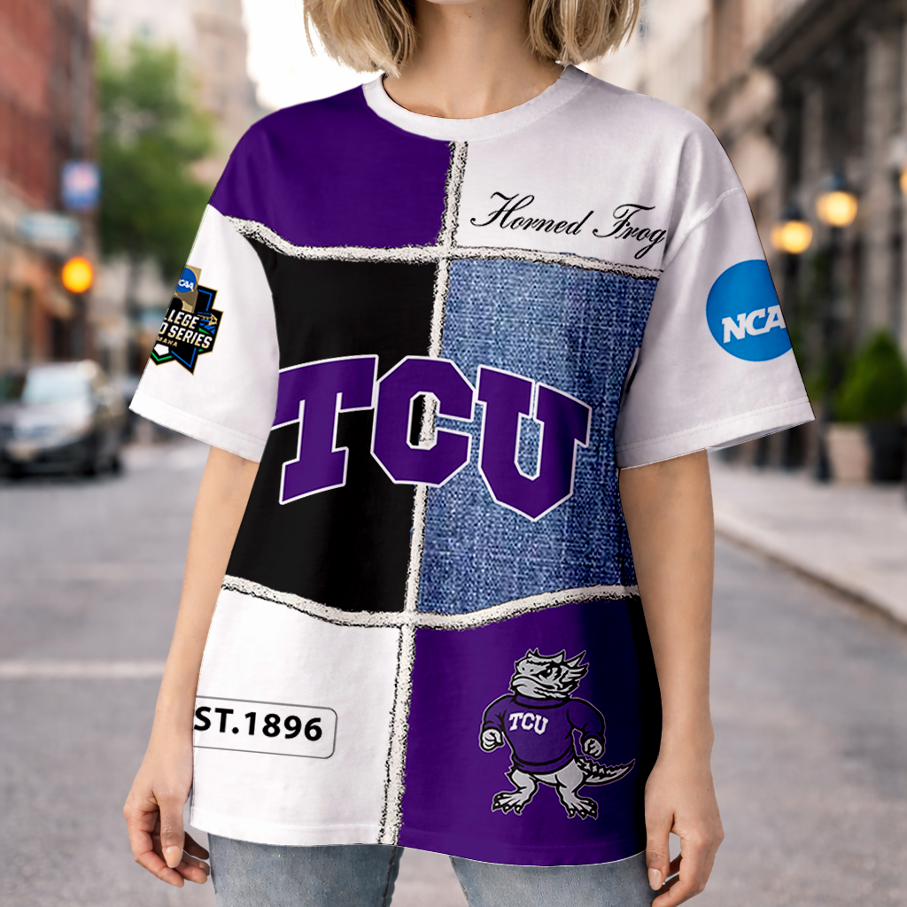 LIMITED EDITION - NEW CUSTOMIZED NCAA CWS14 THF TCU HORNED FROGS HOODIE, T-SHIRTS, ZIP HOODIE, SWEATSHIRTS & POLO SHIRT