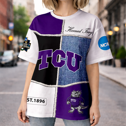 LIMITED EDITION - NEW CUSTOMIZED NCAA CWS14 THF TCU HORNED FROGS HOODIE, T-SHIRTS, ZIP HOODIE, SWEATSHIRTS & POLO SHIRT