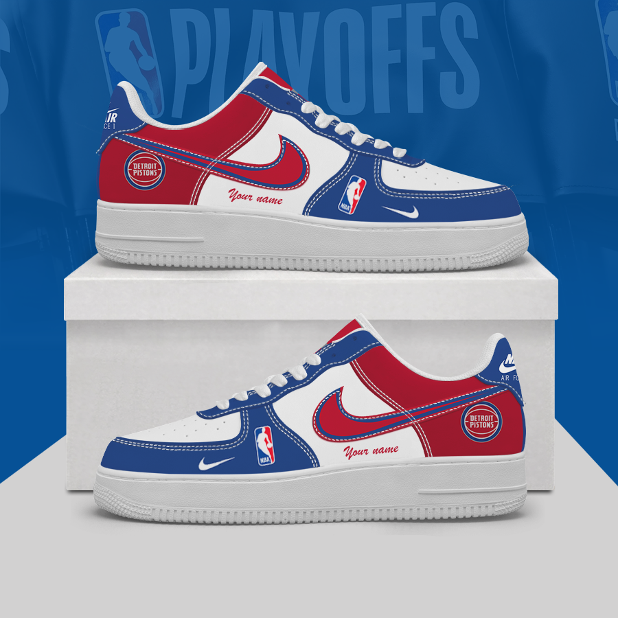 [HOT DEAL] NEW CUSTOMIZED NBA14 DPI DETROIT PISTONS AF1 SHOES