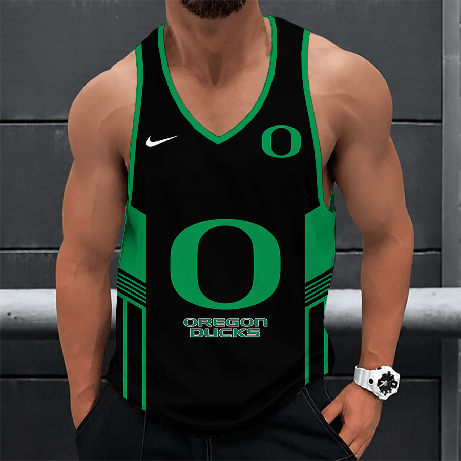 [FAN FAVORITE] NEW CUSTOMIZED NCAA FBS14 OGD OREGON DUCKS UNISEX TANK TOP