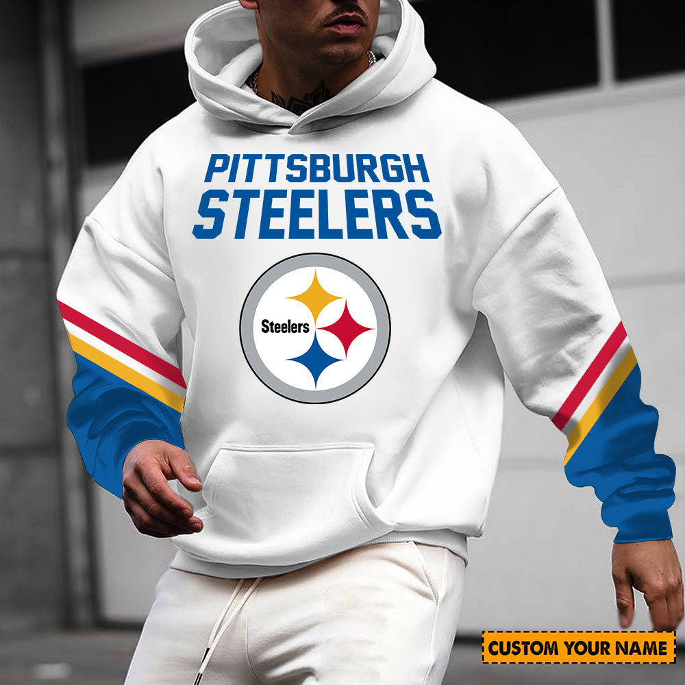 ELITE EDITION - NEW CUSTOMIZED NFL14 PSB PITTSBURGH STEELERS HOODIE, ZIP HOODIE, POLO SHIRT, ZIP POLO SHIRT, T-SHIRT & SWEATSHIRT