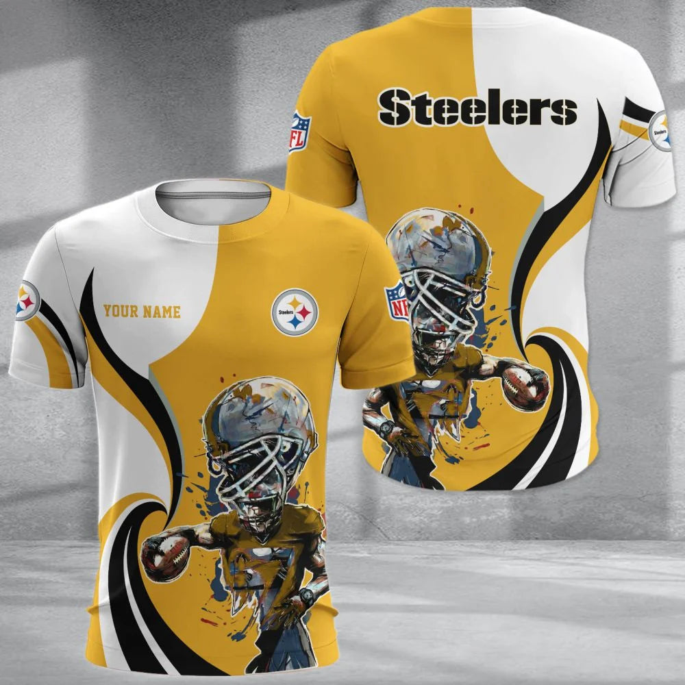LIMITED EDITION - NEW CUSTOMIZED NFL14 PSB PITTSBURGH STEELERS T-SHIRT, POLO SHIRT, ZIP POLO SHIRT, SWEATSHIRT, HOODIE & ZIP HOODIE