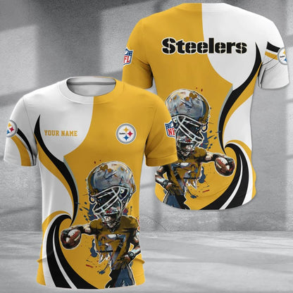 LIMITED EDITION - NEW CUSTOMIZED NFL14 PSB PITTSBURGH STEELERS T-SHIRT, POLO SHIRT, ZIP POLO SHIRT, SWEATSHIRT, HOODIE & ZIP HOODIE