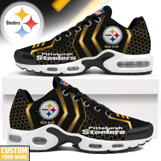 [SPECIAL OFFER] NEW CUSTOMIZED NFL14 PSB PITTSBURGH STEELERS AIR MAX PLUS SNEAKERS