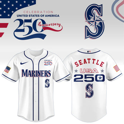 LIMITED EDITION - NEW CUSTOMIZED MLB14 SMS SEATTLE MARINERS BASEBALL JERSEY