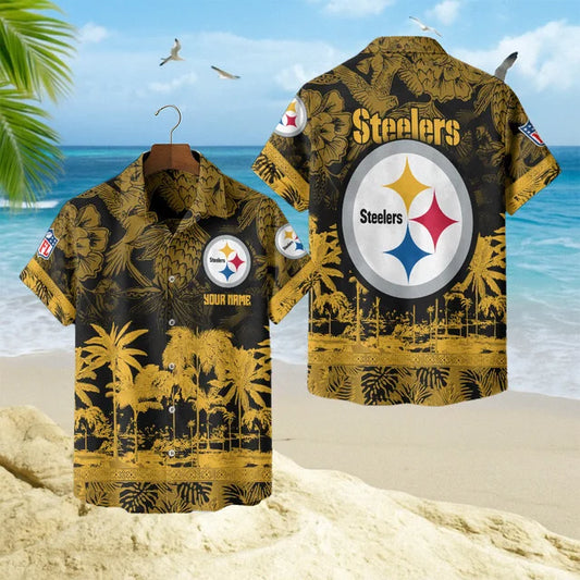LIMITED EDITION - NEW CUSTOMIZED NFL14 PSB PITTSBURGH STEELERS UNISEX HAWAIIAN SHIRT