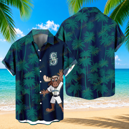 LIMITED EDITION - NEW CUSTOMIZED MLB14 SMS SEATTLE MARINERS UNISEX HAWAIIAN SHIRT