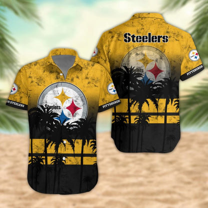 LIMITED EDITION - NEW CUSTOMIZED NFL14 PSB PITTSBURGH STEELERS UNISEX HAWAIIAN SHIRT
