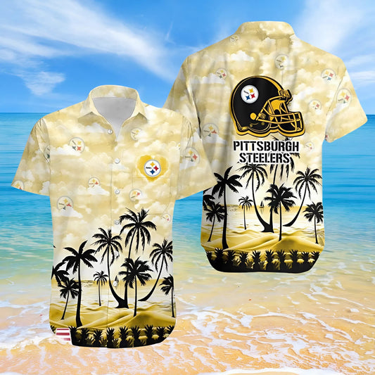 LIMITED EDITION - NEW CUSTOMIZED NFL14 PSB PITTSBURGH STEELERS UNISEX HAWAIIAN SHIRT