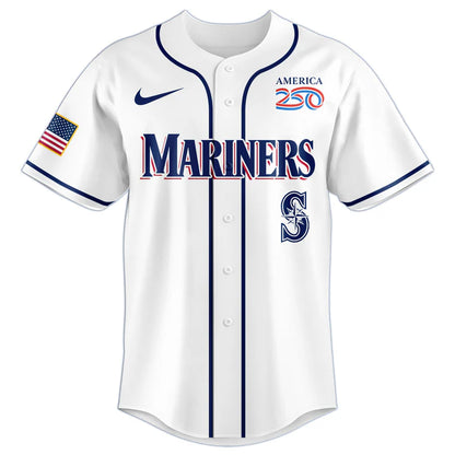 LIMITED EDITION - NEW CUSTOMIZED MLB14 SMS SEATTLE MARINERS BASEBALL JERSEY