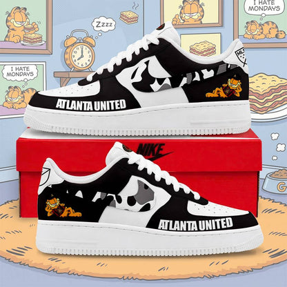 FINAL SALE - NEW CUSTOMIZED MLS14 ALU ALT UNITED FC x GARFIELD AF1 SNEAKERS