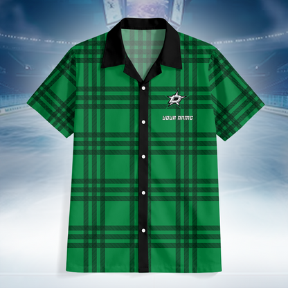 LIMITED EDITION - NEW CUSTOMIZED NHL15 DLS DALLAS STARS UNISEX HAWAIIAN SHIRT