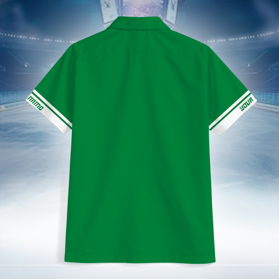 LIMITED EDITION - NEW CUSTOMIZED NHL15 DLS DALLAS STARS UNISEX HAWAIIAN SHIRT