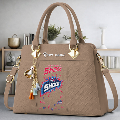 [FAN FAVORITE] NEW CUSTOMIZED WNBA15 DTS DETROIT SHOCK MULTICOLOR HANDBAG