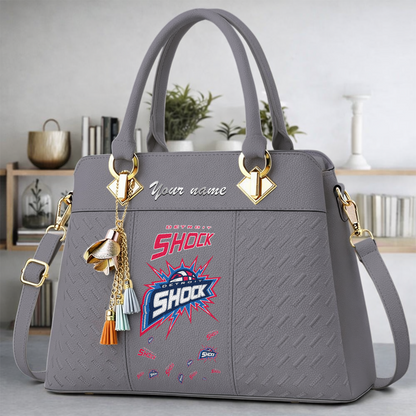 [FAN FAVORITE] NEW CUSTOMIZED WNBA15 DTS DETROIT SHOCK MULTICOLOR HANDBAG