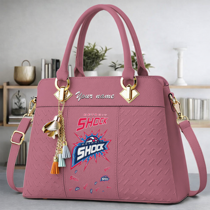 [FAN FAVORITE] NEW CUSTOMIZED WNBA15 DTS DETROIT SHOCK MULTICOLOR HANDBAG