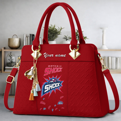[FAN FAVORITE] NEW CUSTOMIZED WNBA15 DTS DETROIT SHOCK MULTICOLOR HANDBAG
