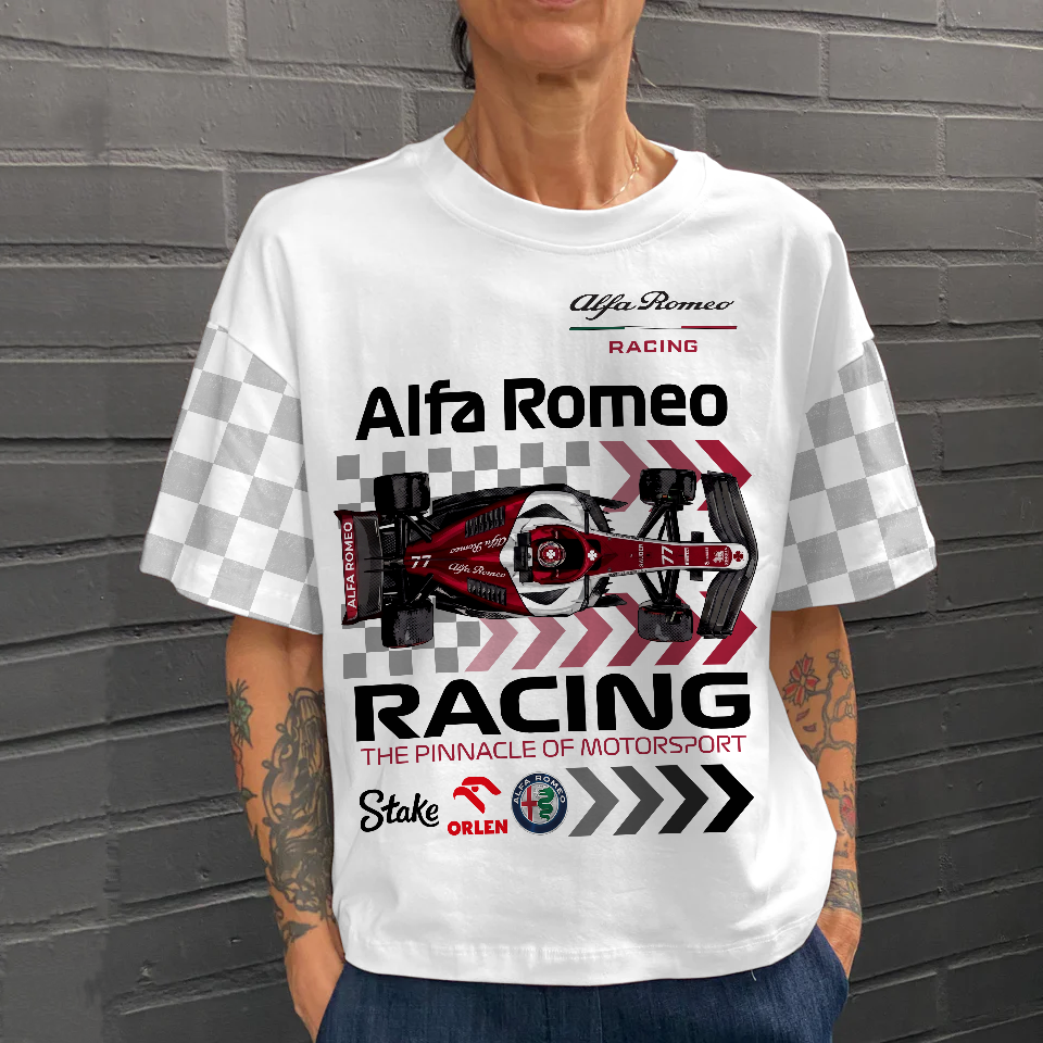 LIMITED EDITION - NEW CUSTOMIZED F115 ALR ALFA ROMEO T-SHIRTS, POLO, SWEASHIRTS, T-SHIRT, HOODIE & ZIP HOODIE