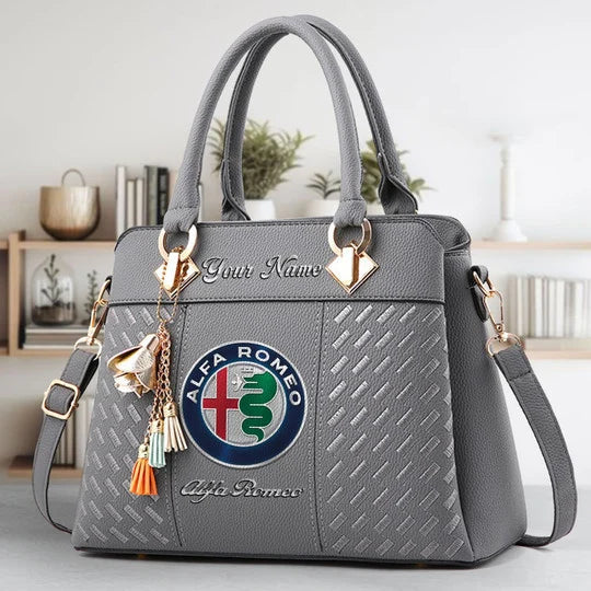 LIMITED RUN - NEW CUSTOMIZED F115 ALR ALFA ROMEO LUXURY HANDBAG IN MULTIPLE COLORS