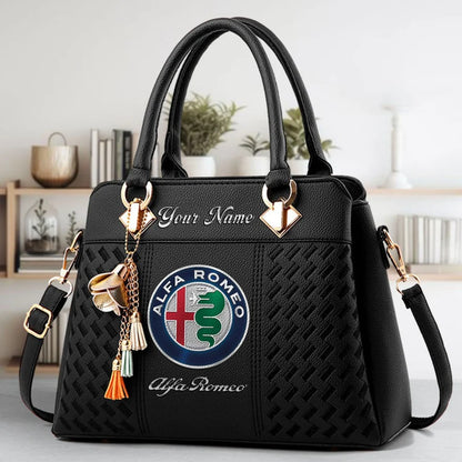 LIMITED RUN - NEW CUSTOMIZED F115 ALR ALFA ROMEO LUXURY HANDBAG IN MULTIPLE COLORS