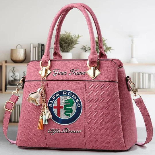 LIMITED RUN - NEW CUSTOMIZED F115 ALR ALFA ROMEO LUXURY HANDBAG IN MULTIPLE COLORS