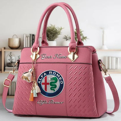 LIMITED RUN - NEW CUSTOMIZED F115 ALR ALFA ROMEO LUXURY HANDBAG IN MULTIPLE COLORS
