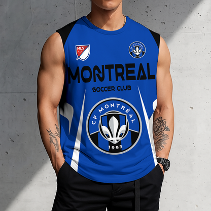 LIMITED EDITION - NEW CUSTOMIZED MLS15 CFM MONTRÉAL TANK TOP & GYM SHIRT