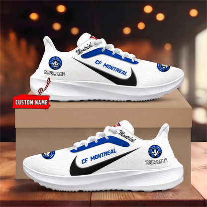 [FAN EXCLUSIVE] NEW CUSTOMIZED MLS15 CFM CF MONTRÉAL ROAD RUNNING SHOES