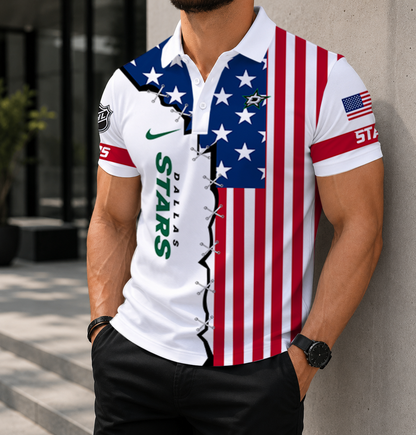 LIMITED EDITION - NEW CUSTOMIZED NHL15 DLS DALLAS STARS POLO SHIRT, ZIP POLO SHIRT & T-SHIRTS