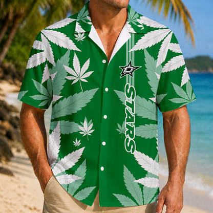 LIMITED EDITION - NEW CUSTOMIZED NHL15 DLS DALLAS STARS UNISEX HAWAIIAN SHIRT