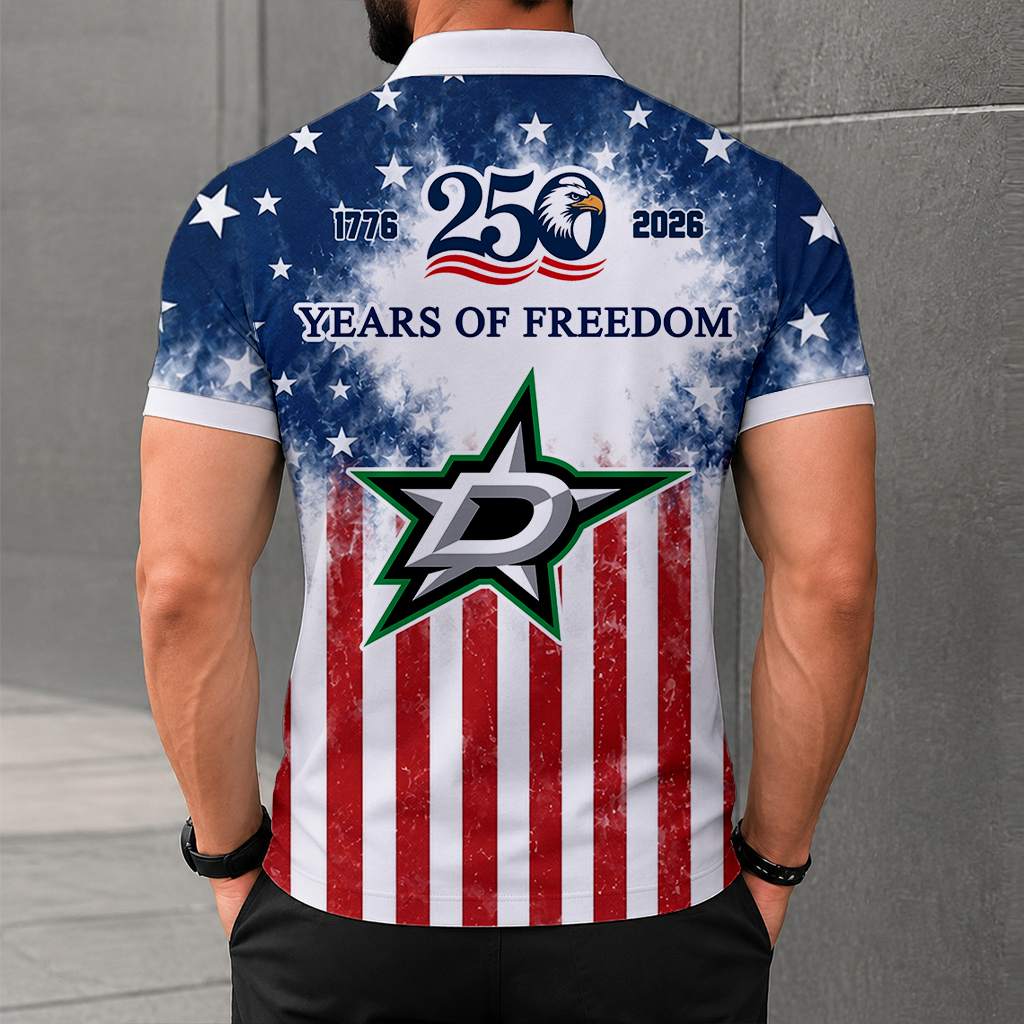 LIMITED EDITION - NEW CUSTOMIZED NHL15 DLS DALLAS STARS POLO SHIRT, ZIP POLO SHIRT & T-SHIRTS